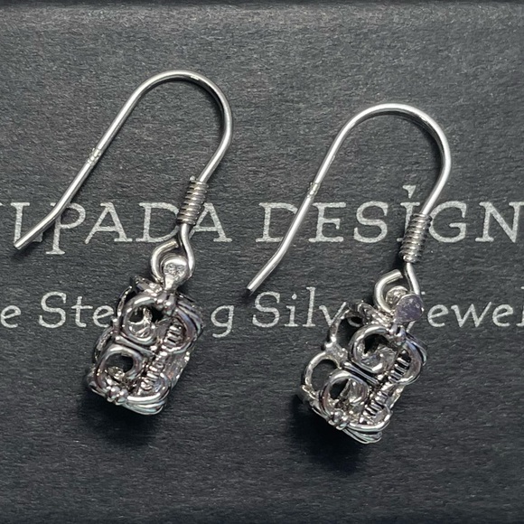 Silpada Sterling Silver Uptown Cubic Zirconia Earrings W0975 - Picture 11 of 14